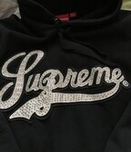 Supreme diamond studded hoodie