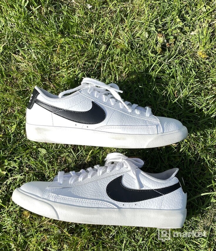 Nike Blazer Low Leather (White/Black)