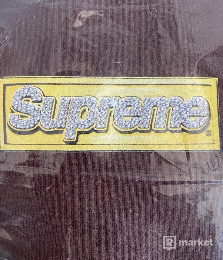 Supreme Bling Box Logo Hoodie
