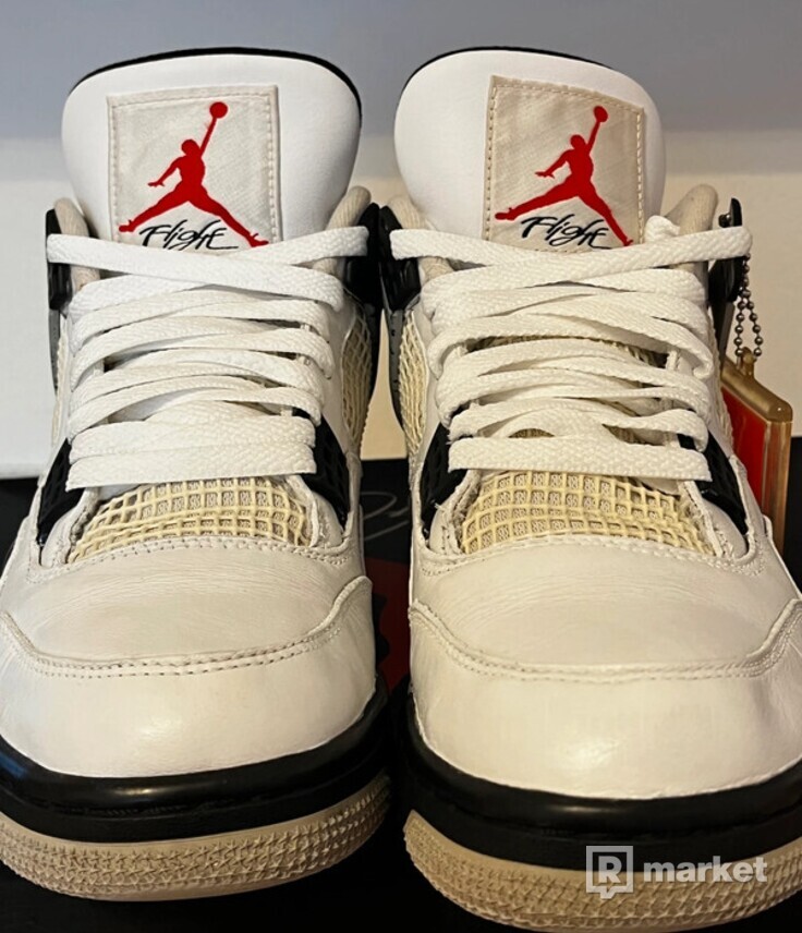 Jordan 4 white cement