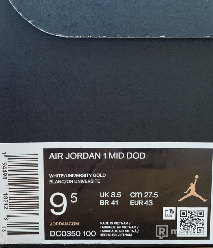 Nike Air Jordan 1 Mid  ´Dia de los Muertos´