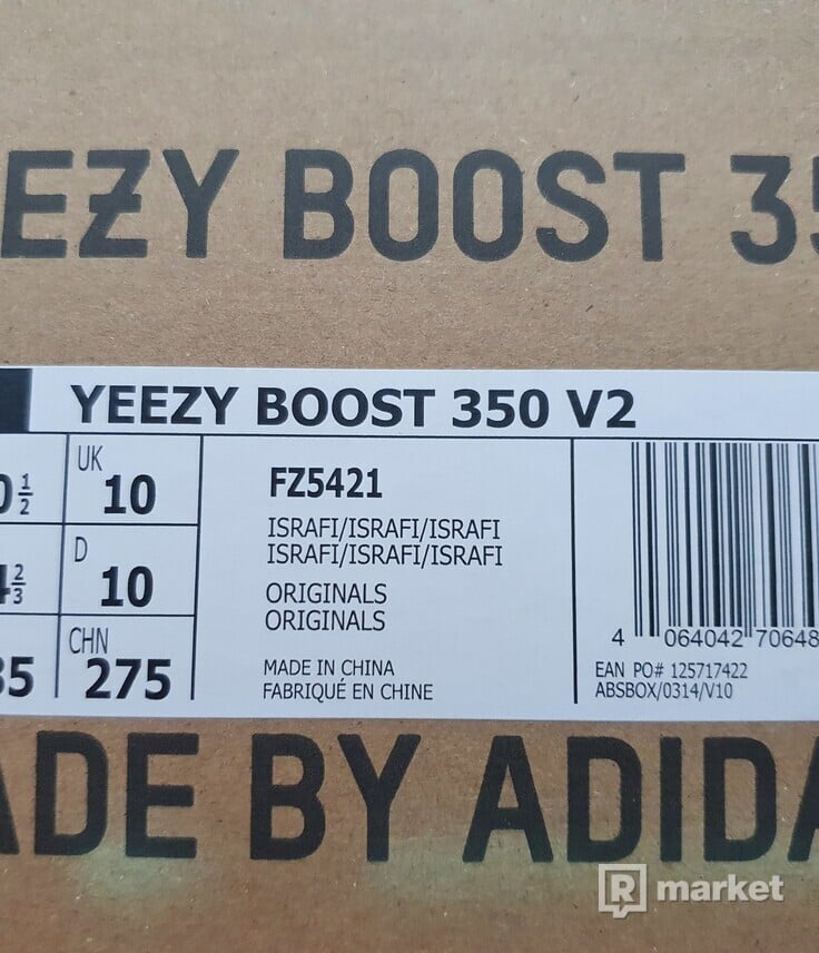 /Adidas Yeezy 350 V2 Israfi/ vel. 44,5/DS/