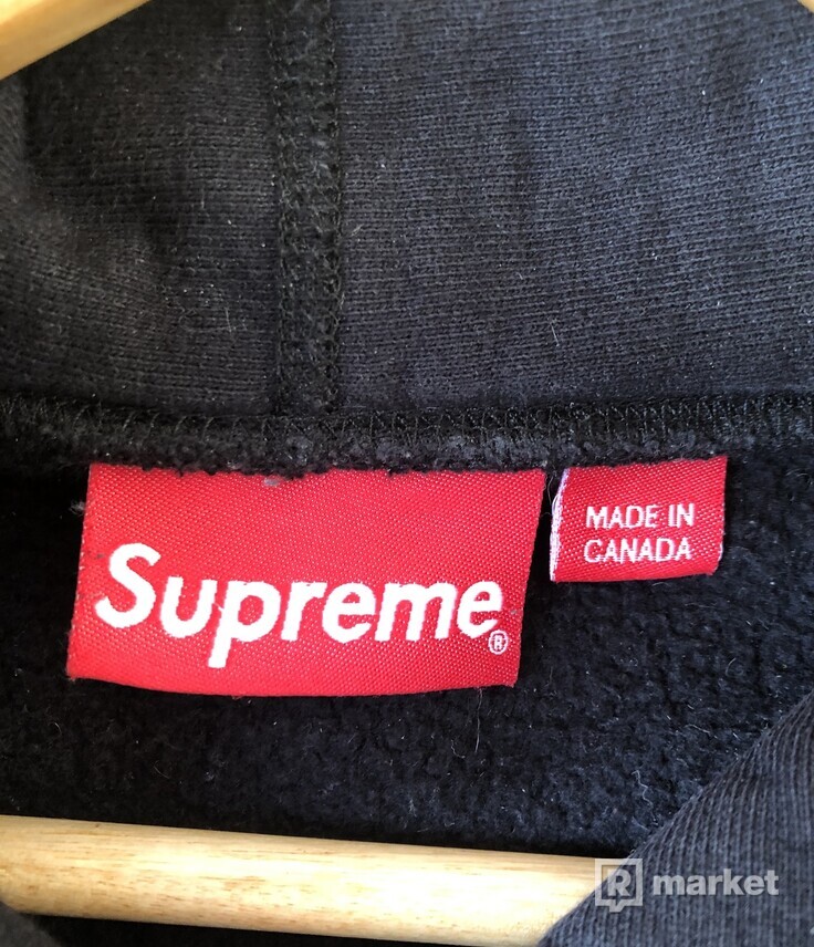 Supreme brush logo hoodie