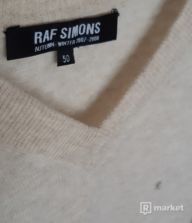 RAF SIMONS - pánsky vlnený sveter