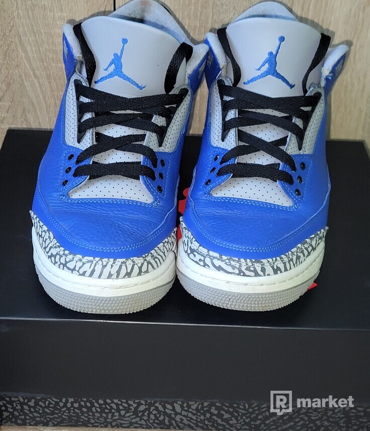 Jordan 3, royal blue