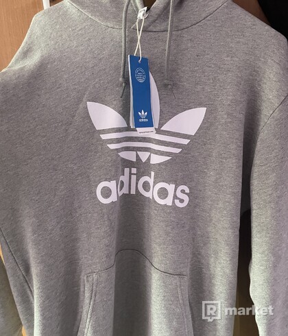 Adidas originals grey hoodie