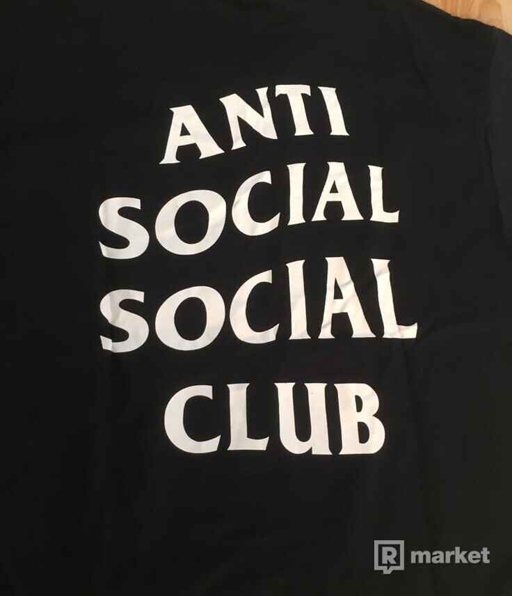 Anti Social Social Club B/W logo tee