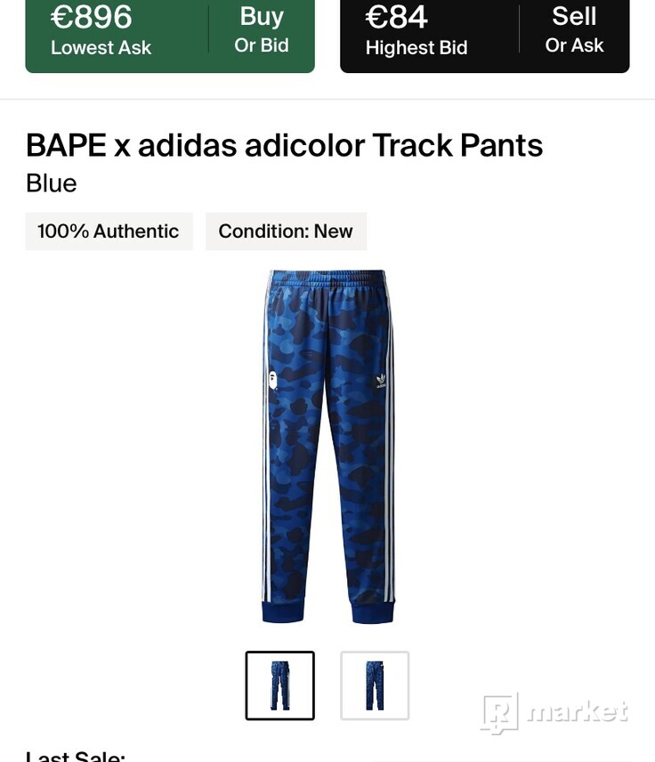BAPE x adidas adicolor Track Pants