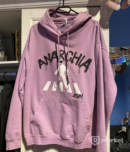 Samey anarchia purple hoodie