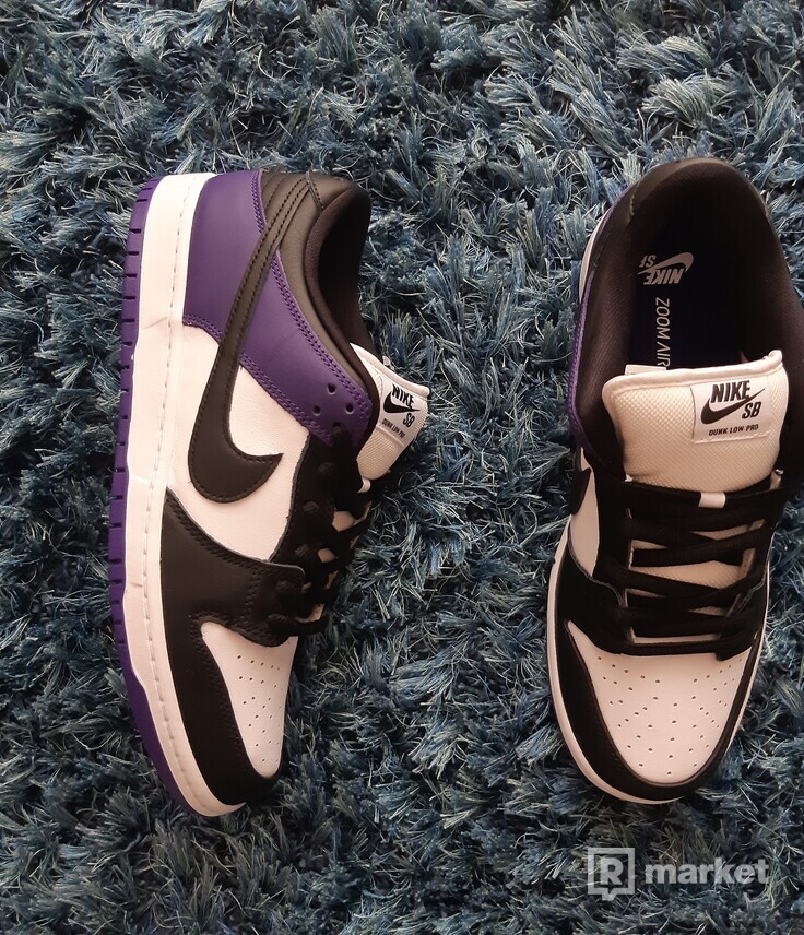 Nike SB dunk low court purple