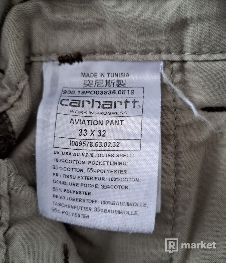 Carhartt Aviation Cargo Pants Khaki