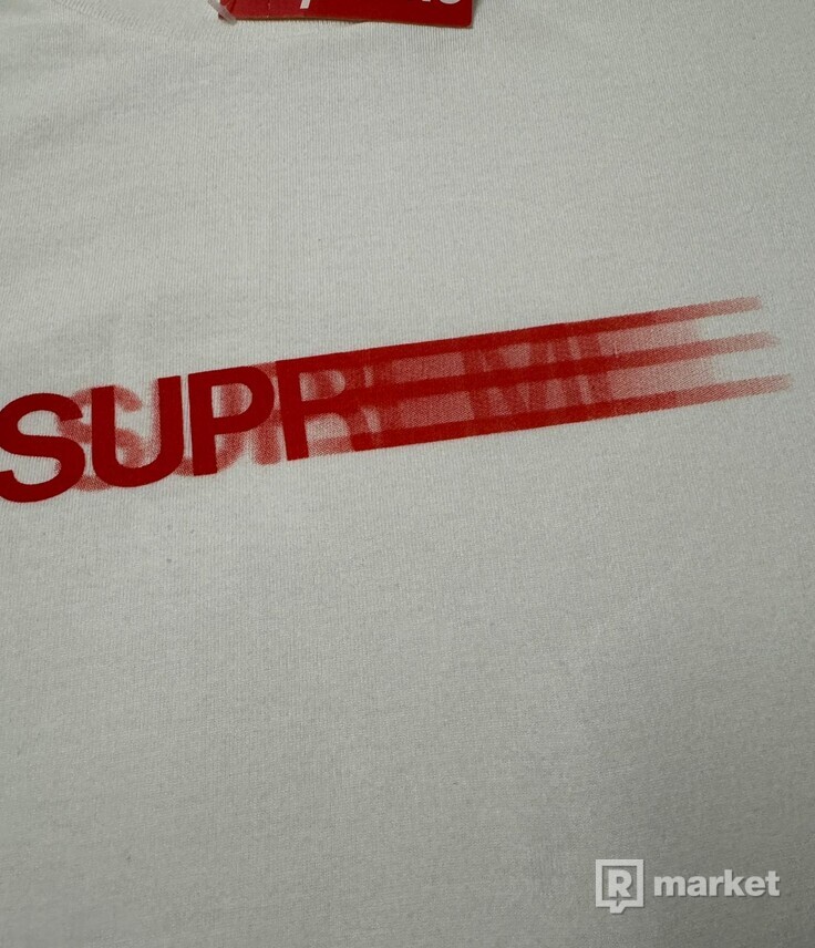Supreme Blur Motion Logo Tričko