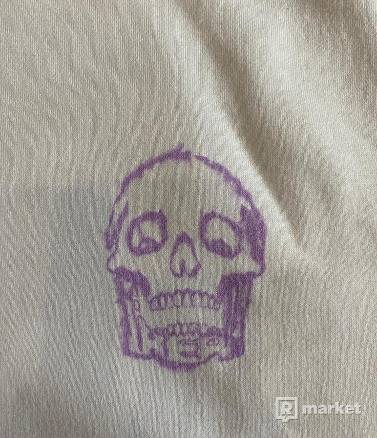 Freak hoodie white/purple logo 2021