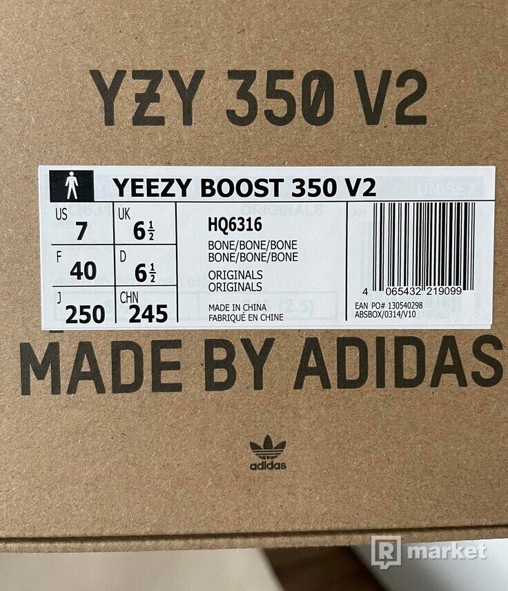 Adidas Yeezy 350 V2 Bone -40