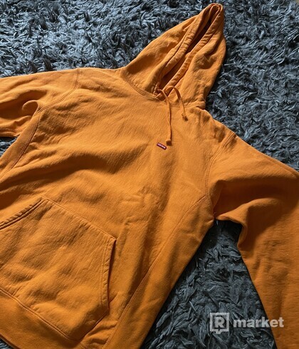 Supreme Small Box Logo Hooded Sweatshirt (SS24) Bright Orange