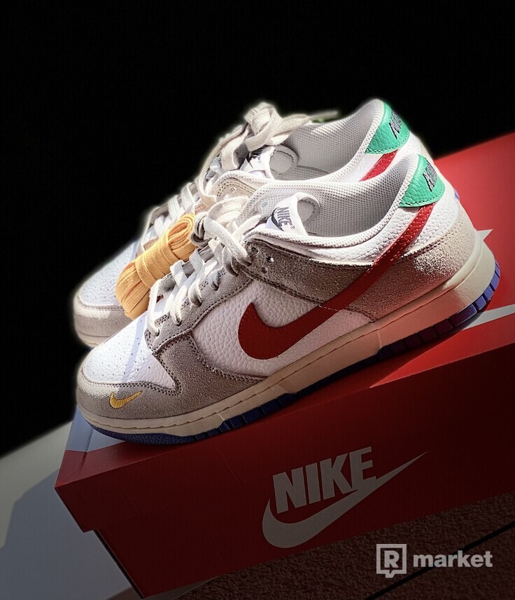 Nike Dunk Low “Light iron ore red blue” (Vel. 43)