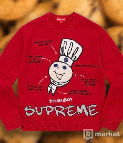 Supreme Doughboy Sweather Red
