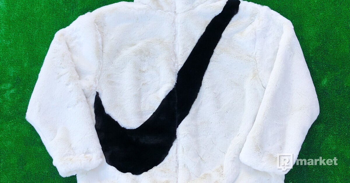 Nike Faux Fur Swoosh Jacket | REFRESHER Market