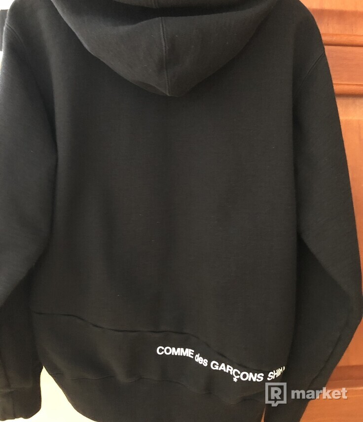 Supreme/cdg hoodie black