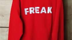 Freak 3M reflective crewneck