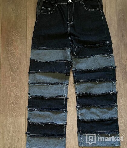 Custom stacked jeans