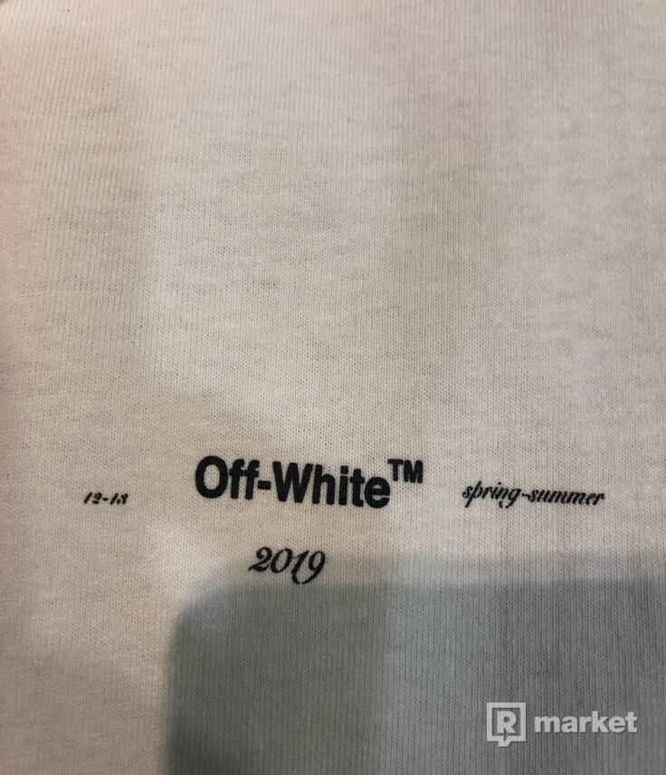 Off White Multicolour Arrows SS19 White Tee