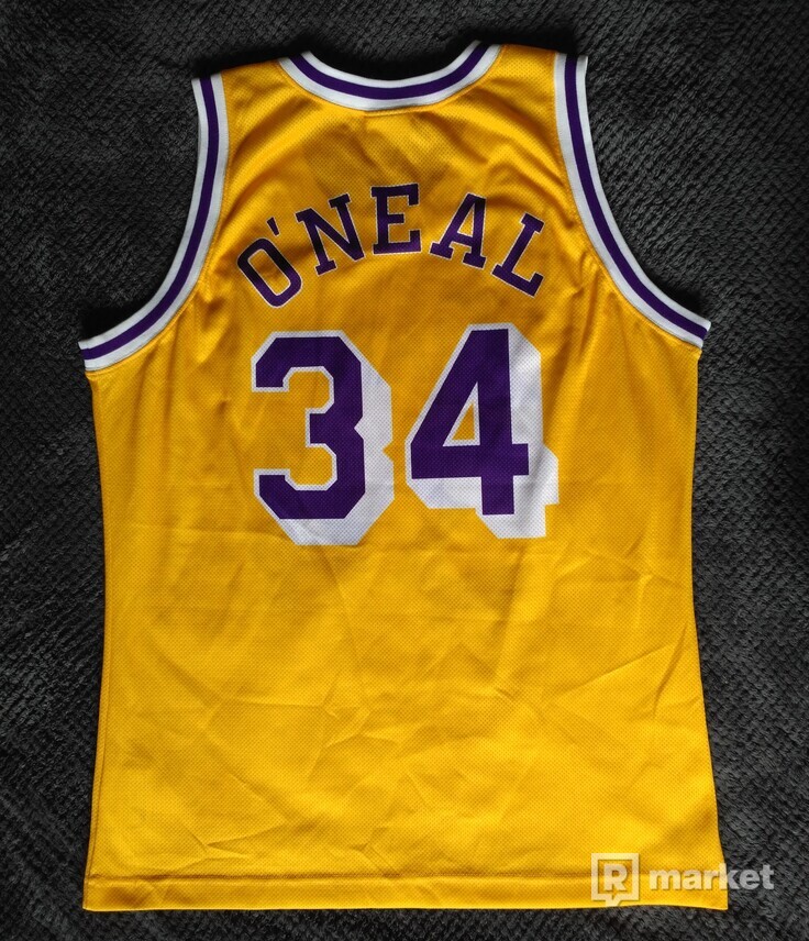  Los Angeles Lakers Shaquille O 'Neal #34 Champion Jersey
