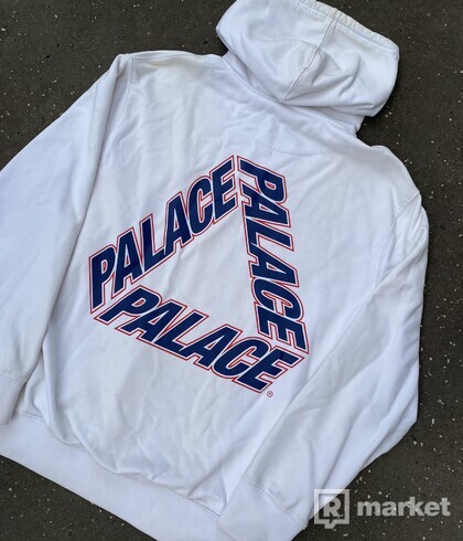PALACE P-3 HOODIE ~ WHITE