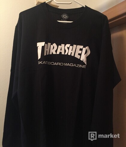 Thrasher LS tee Black