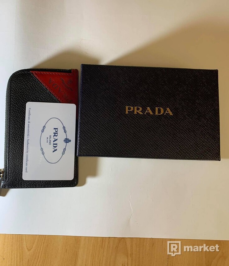 Prada card holder/coin pocket
