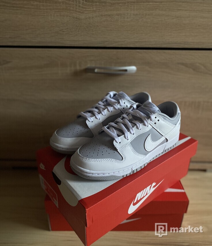 Nike dunk low retro white grey