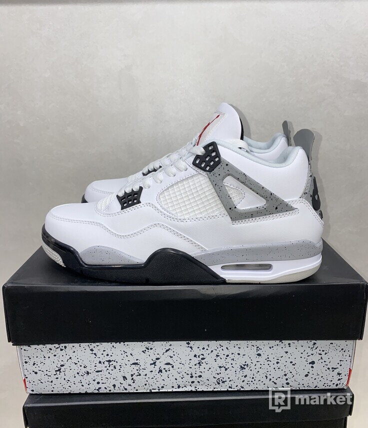 Nike Air Jordan 4 Retro - Cement White