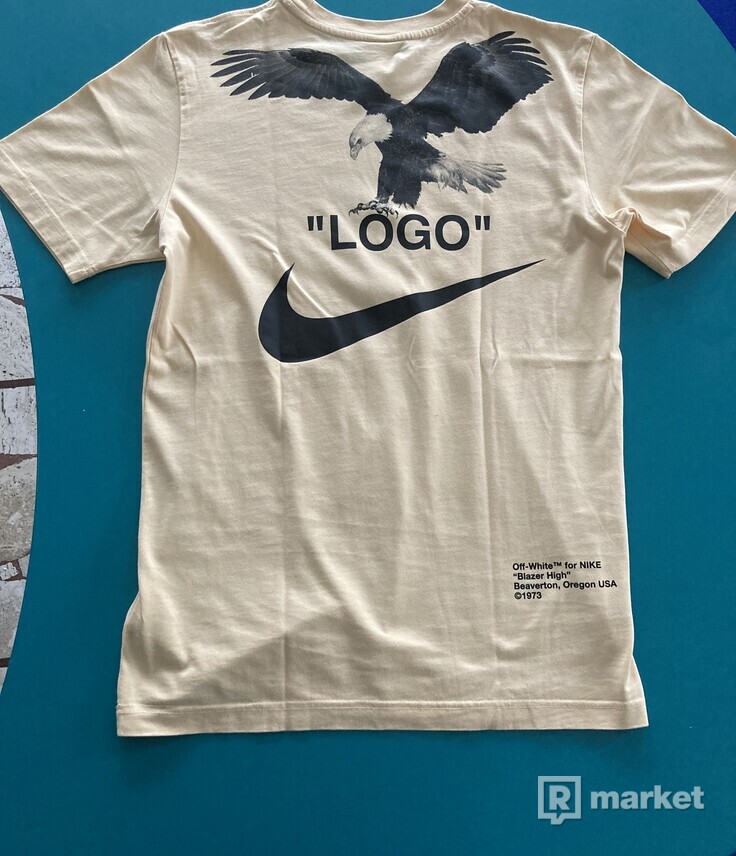 Nike x offwhite eagle T-shirt yellow