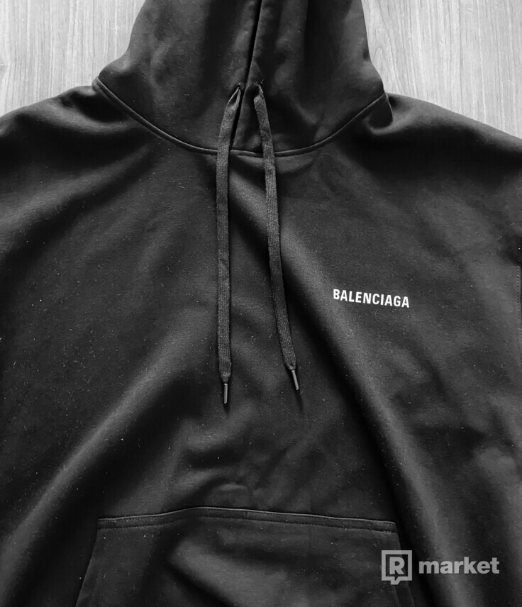 Balenciaga Back logo hoodie