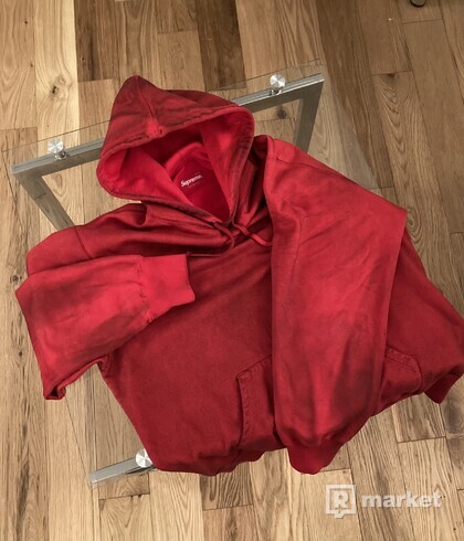 Supreme Spray Hooded Sweatshirt Red