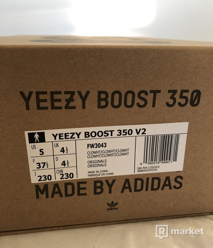 Adidas Yeezy Boost 350 V2 Cloud White US 5