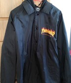 Thrasher Flame Logo Coach Jacket