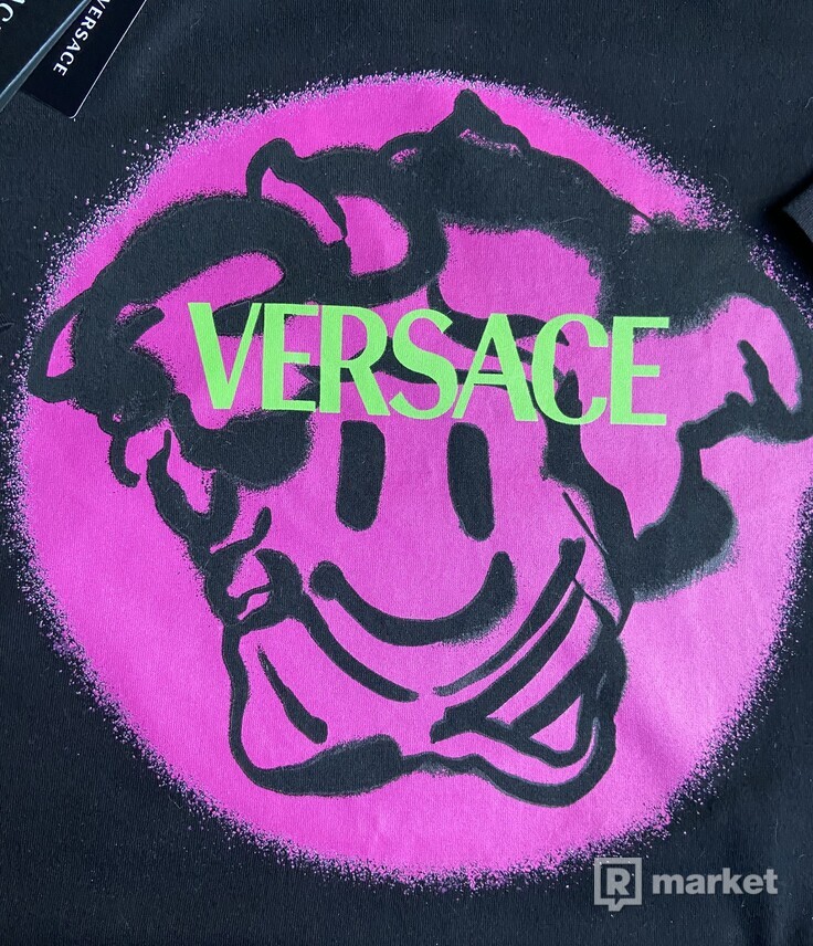Versace Greaca Medusa Smile Tee