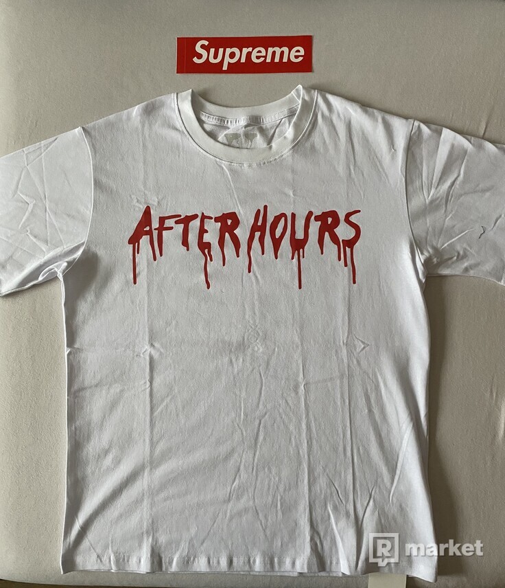 Vlone x The Weeknd “After Hours” Tee white
