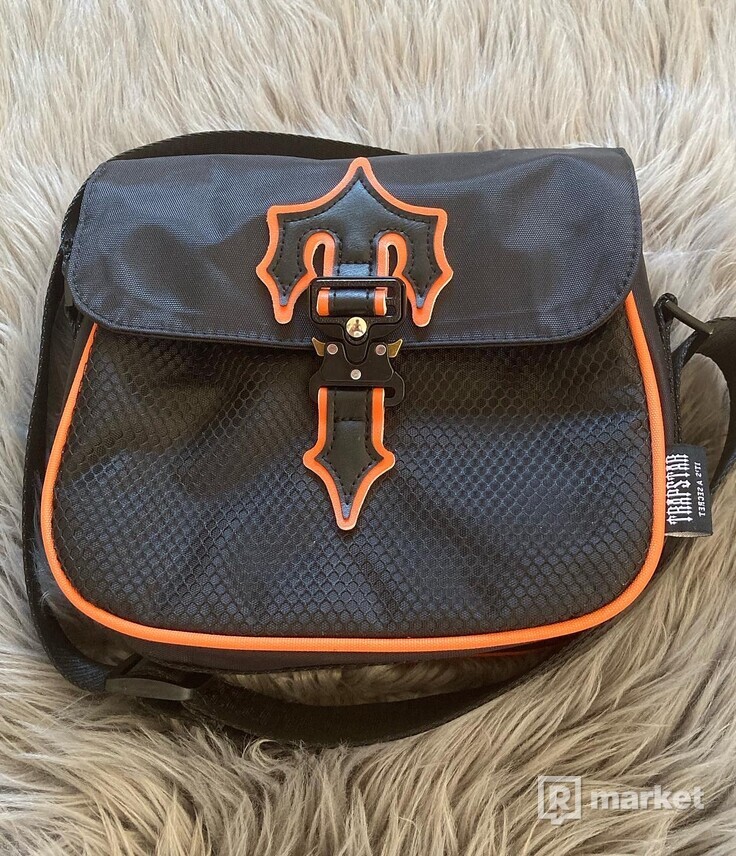 Trapstar bag 1.0 black-orange