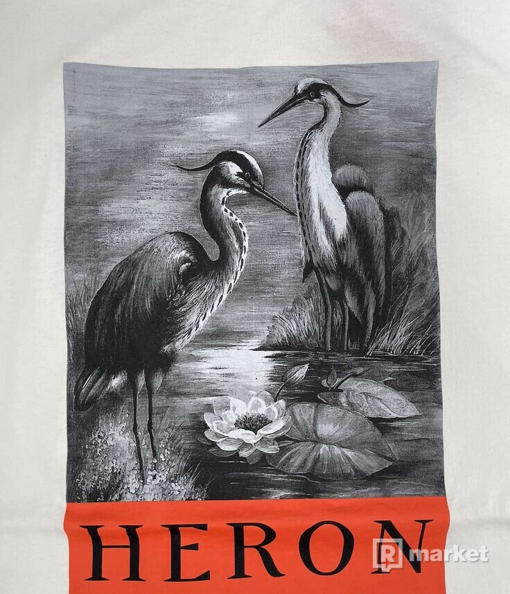 Heron Preston cream tee