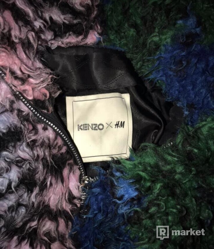 Kenzo X H&M Furry Zebra Full Zip Jacket