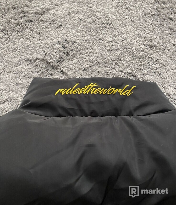 Corteiz “RulesTheWorld” Bolo Jacket - Black/Yellow