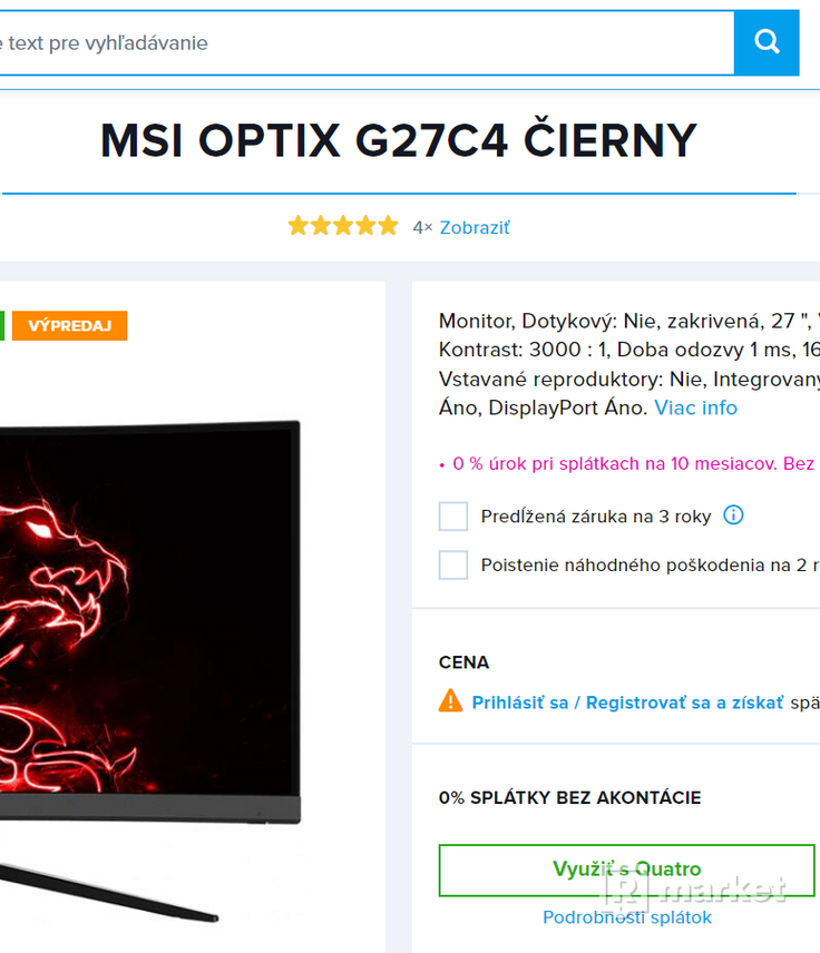 MSI Optix G27C4