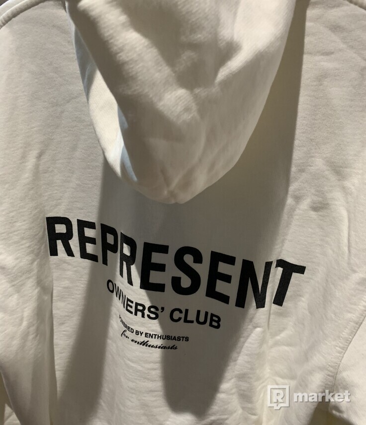 Represent Owners Club Hoodie - Flat White