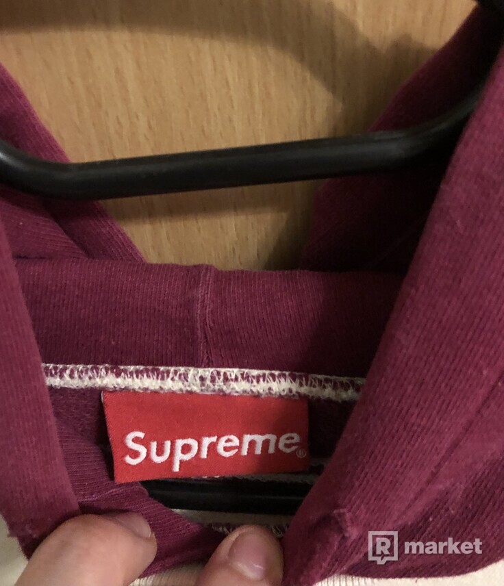 Supreme Striped hoodie