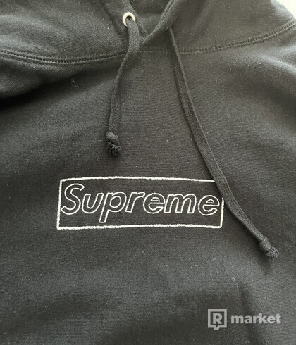 Supreme KAWS Box Logo Hoodie “Black”