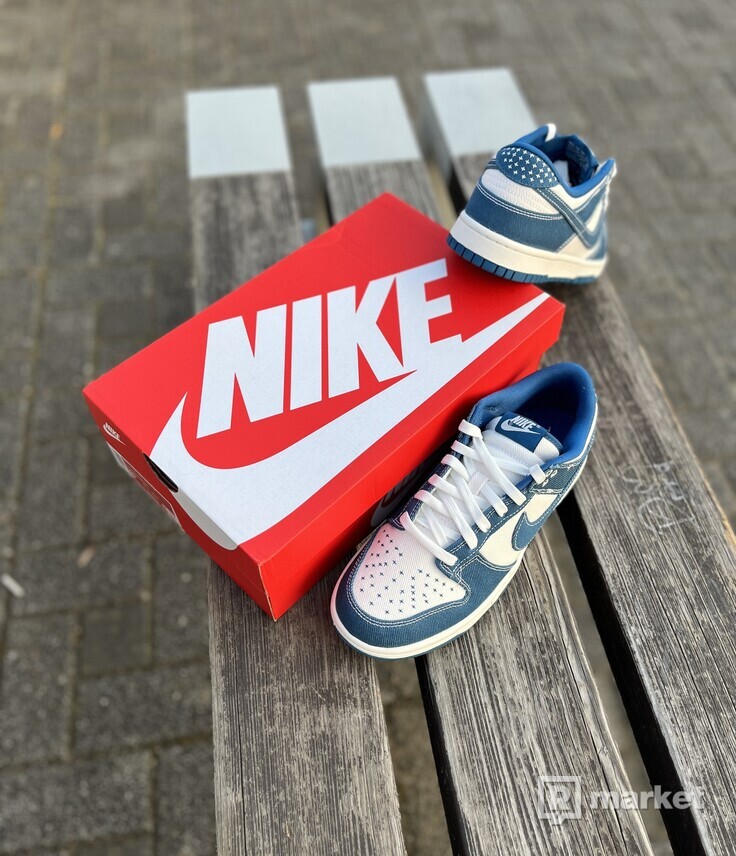 Nike Dunk Low Industiral Blue Sashiko