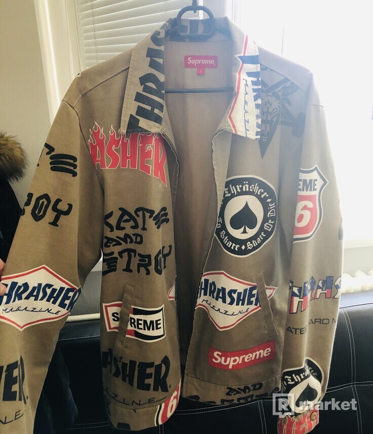 Supreme x Trasher Work jacket