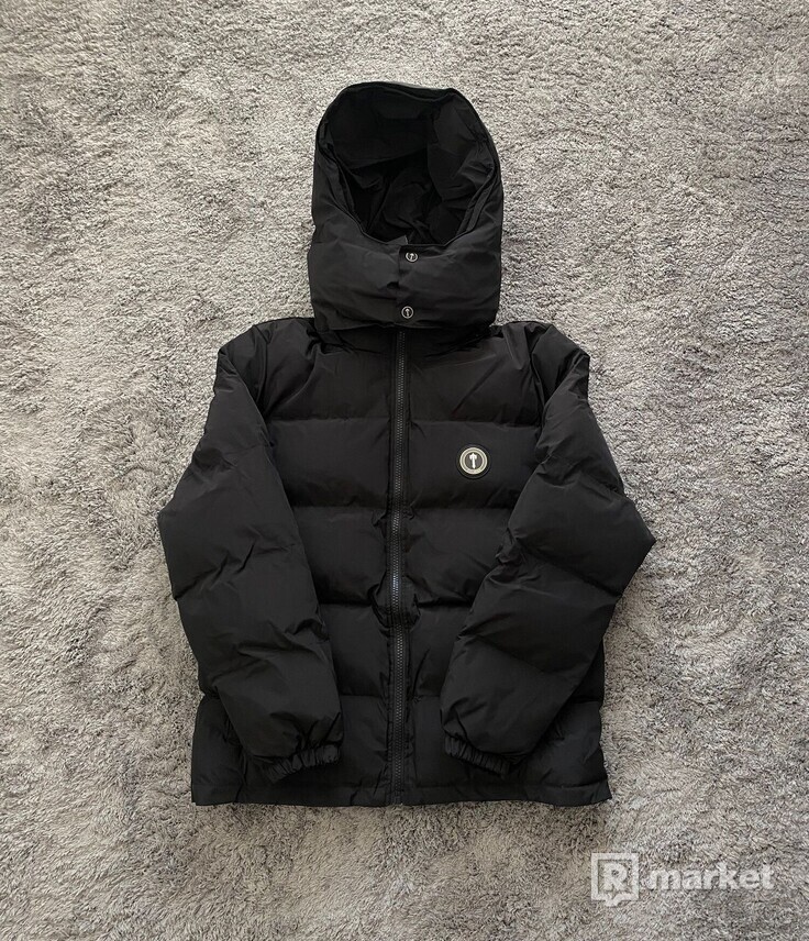 Trapstar Irongate Detachable Hooded Puffer Jacket - Black